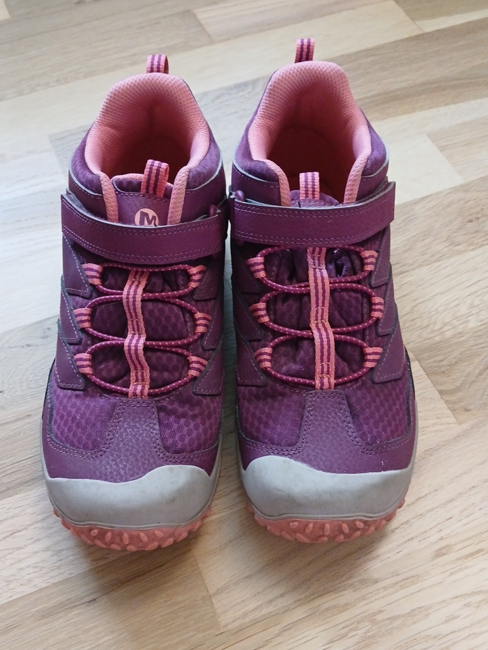 Merrell Purple and Pink Kids Trail Sneakers